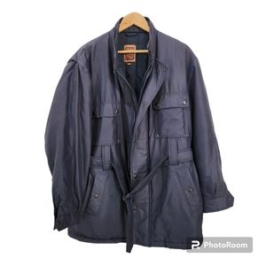 Vintage Christian Dior Monsieur Sport Navy Coat Men's 46R